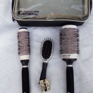 BaBylissPRO Ceramic Black Hair Brush Set